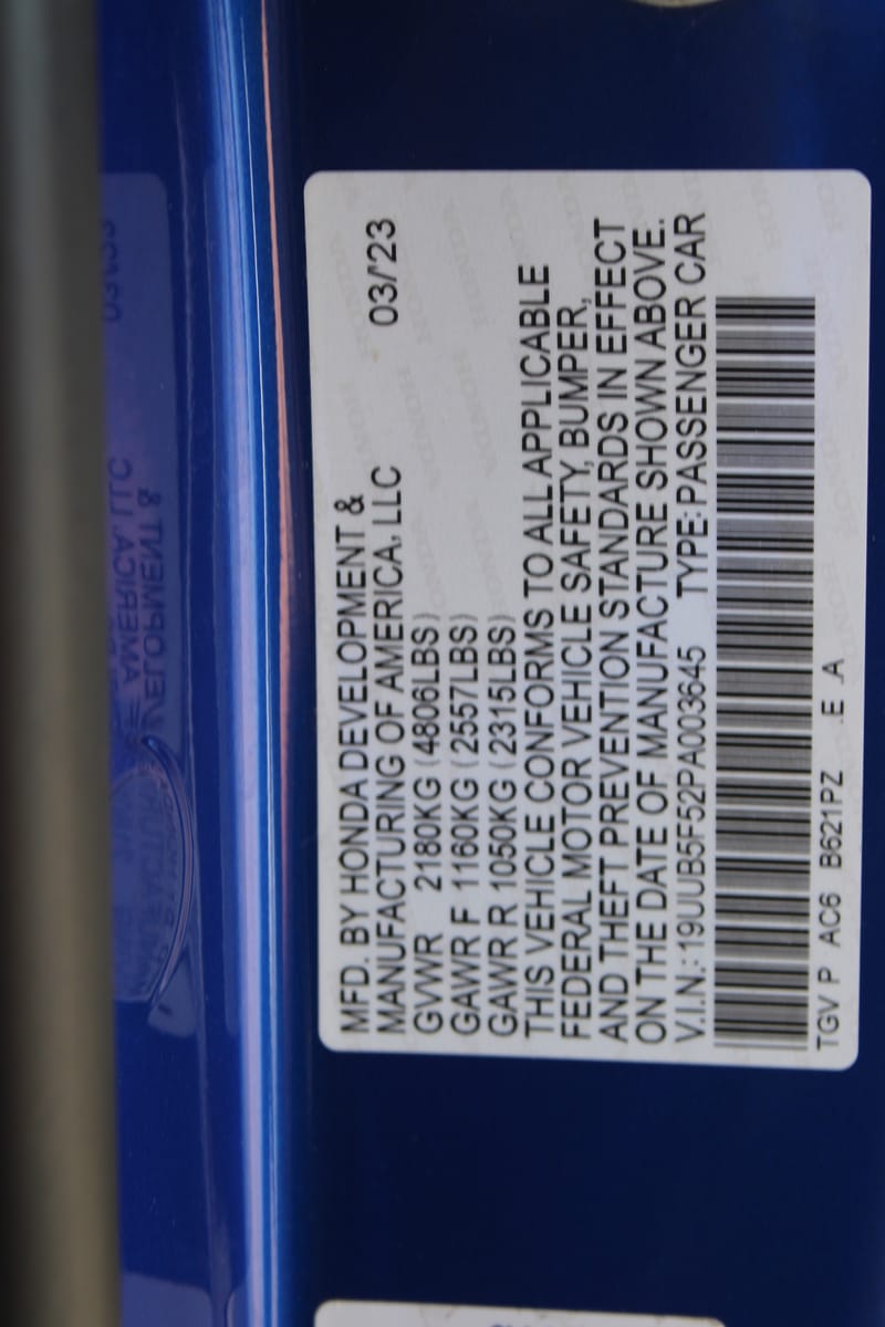 2023 ACURA TLX - ACU003645