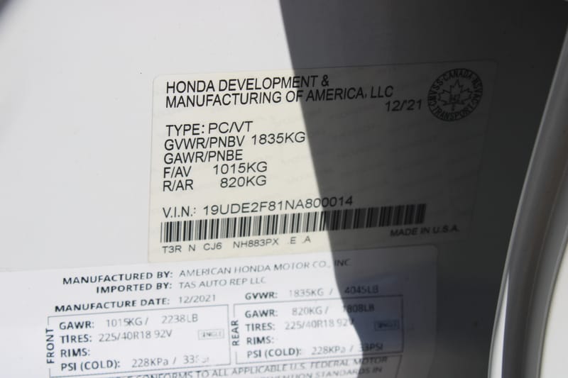 2022 ACURA ILX - ACU800014