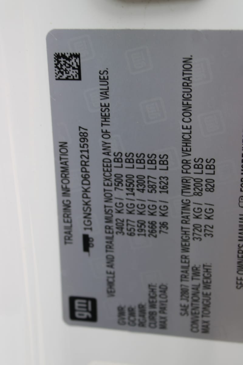 2023 CHEVROLET TAHOE - CHE215987