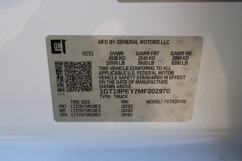 2021 GMC SIERRA 2500 - GMC202970