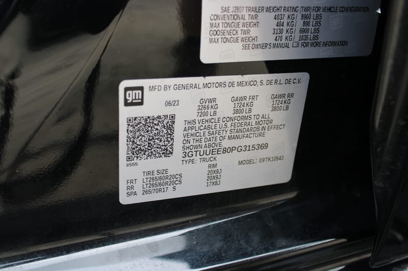 2023 GMC SIERRA - GMC315369