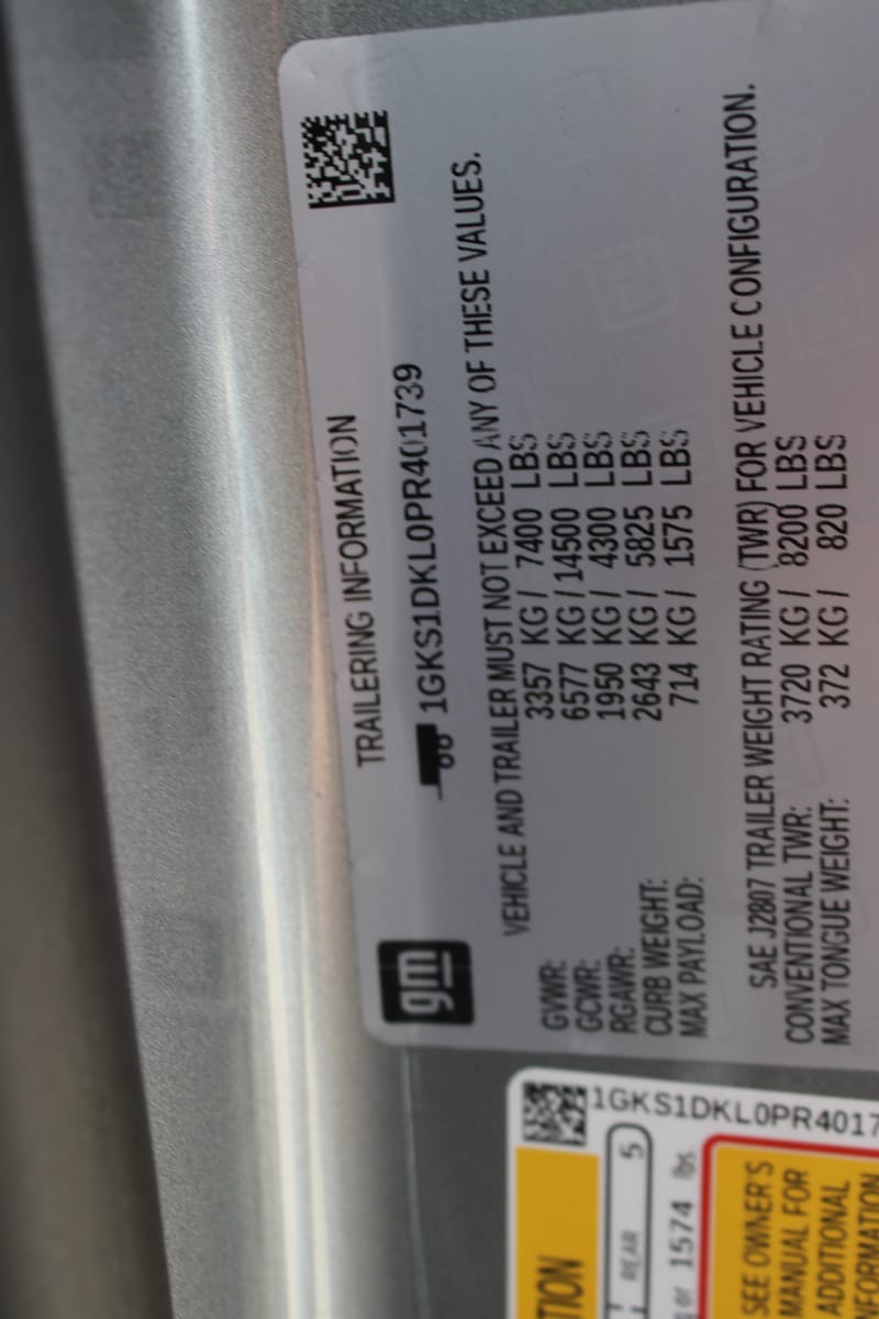 2023 GMC YUKON - GMC401739B