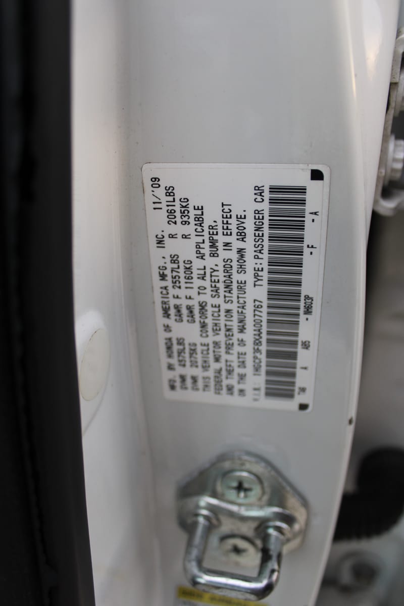 2010 HONDA ACCORD - HON007767