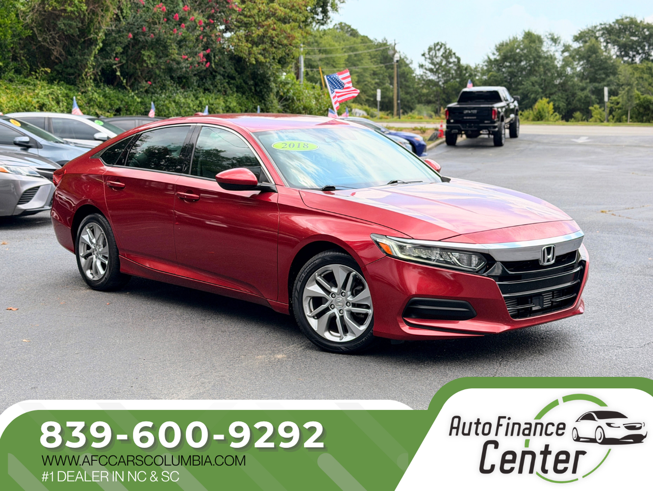 2018 HONDA ACCORD LX - HON021214 — photo 1 of 13