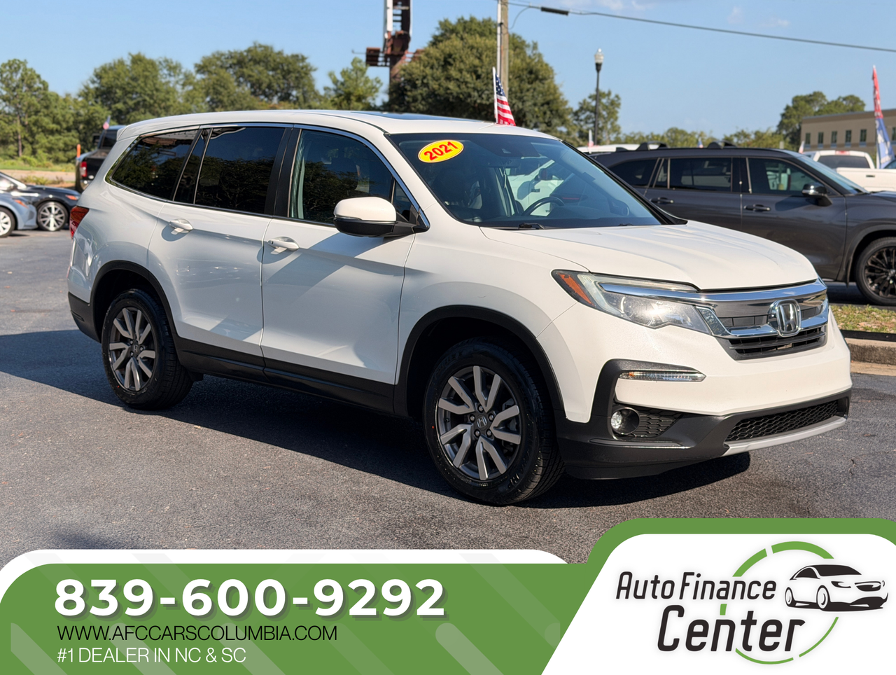 2021 HONDA PILOT EXL - HON044307 — photo 1 of 15