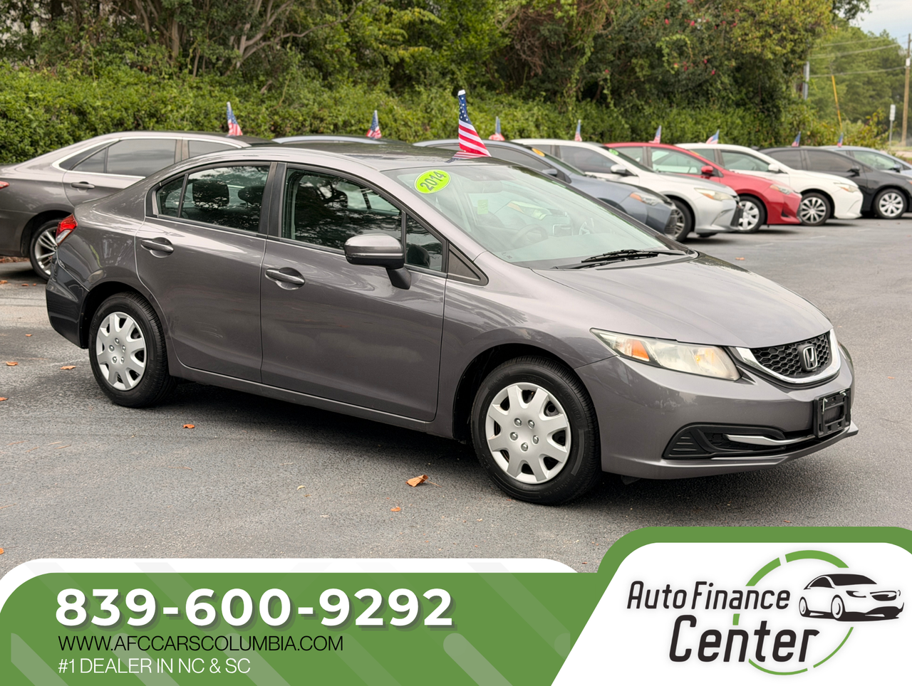 2014 HONDA CIVIC LX (MT) - HON053250C — photo 1 of 13