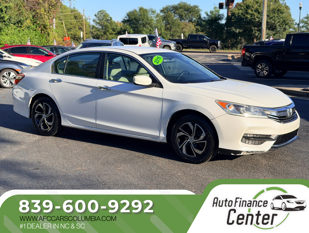 2016 HONDA ACCORD LX - HON194783 — photo 1 of 13