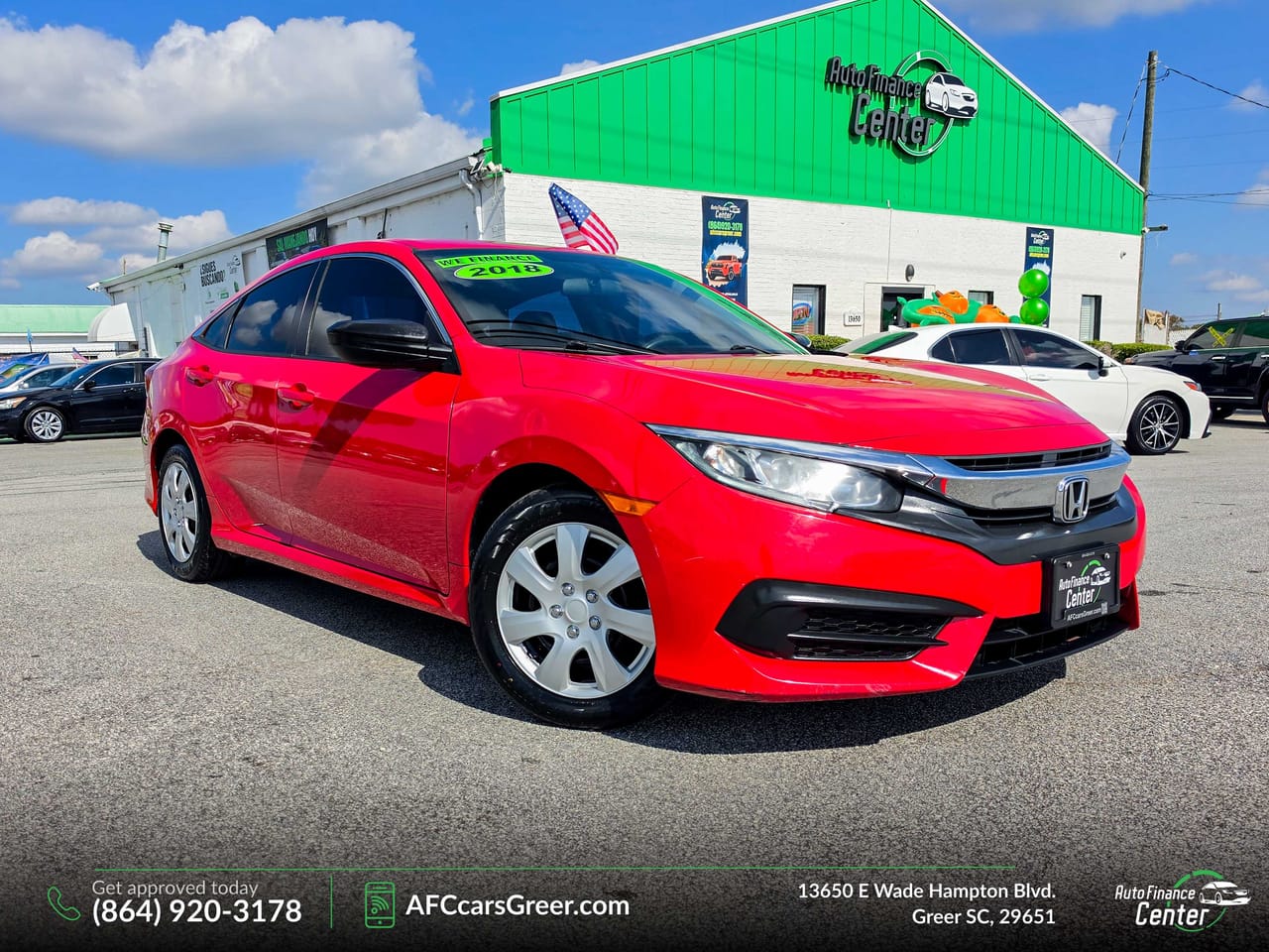 2018 HONDA CIVIC LX - HON535043B — photo 1 of 22