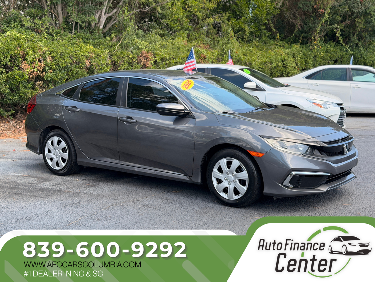 2021 HONDA CIVIC LX - HON557492 — photo 1 of 13