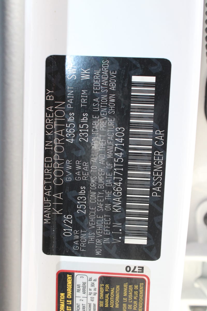 2026 KIA K5 - KIA471403