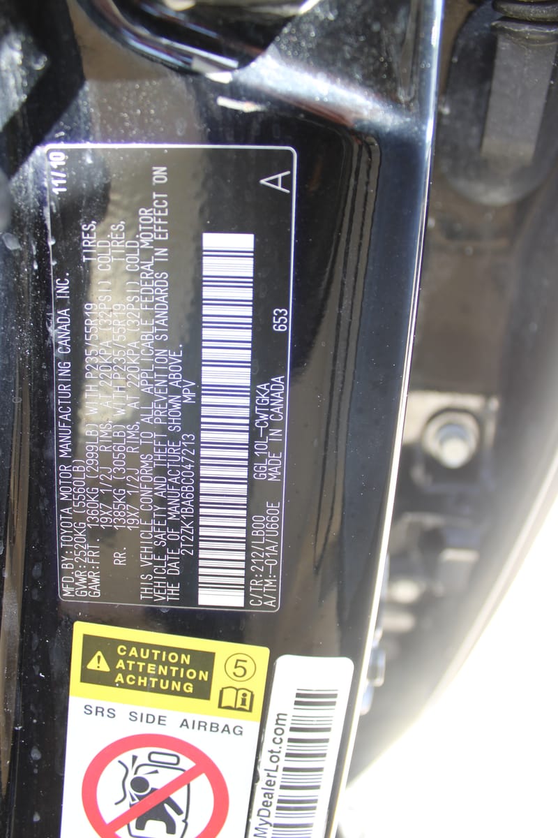 2011 LEXUS RX 350 - LEX047213B