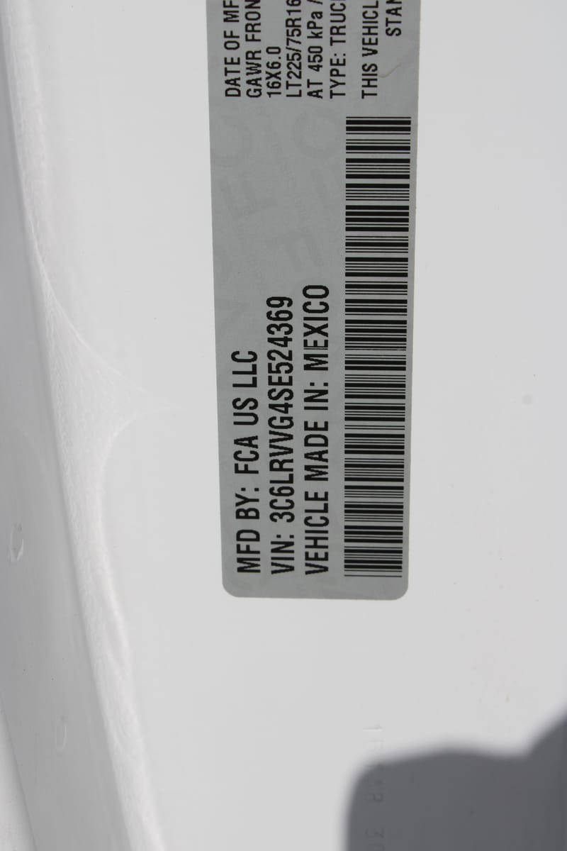 2025 RAM PROMASTER 2500 - RAM524369