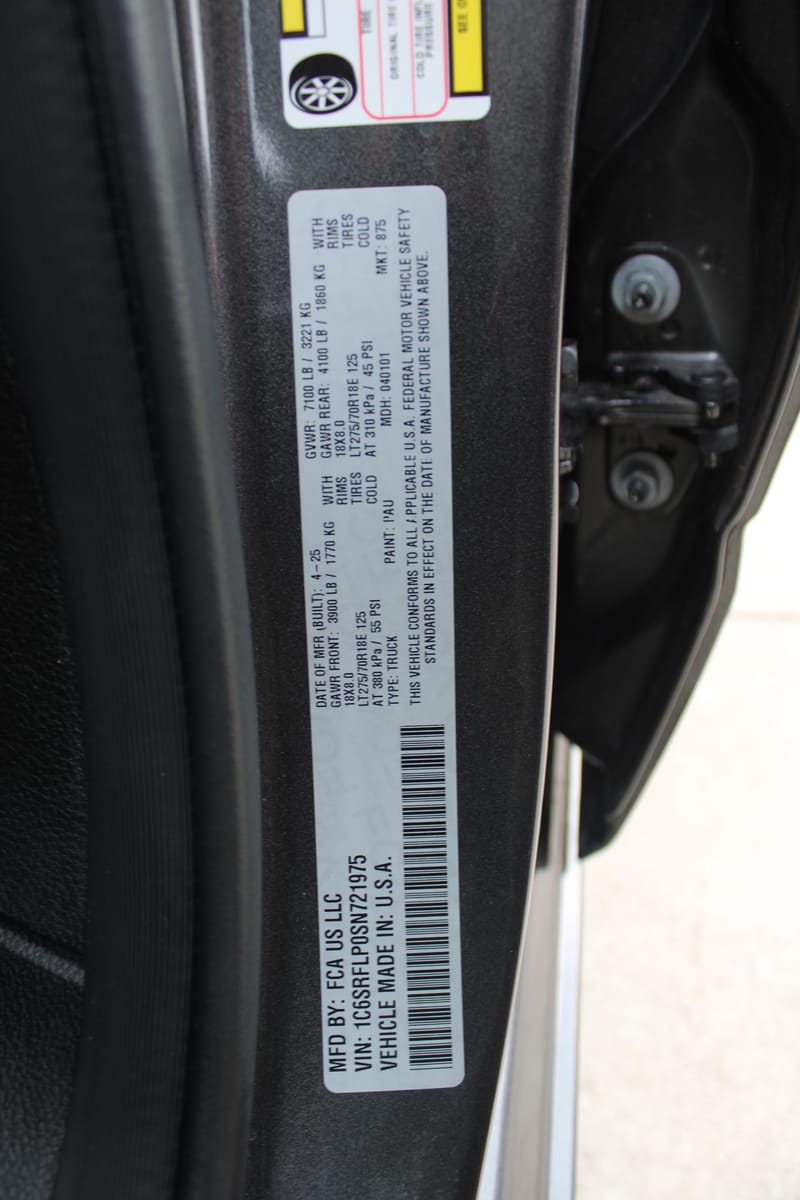 2025 RAM 1500 - RAM721975