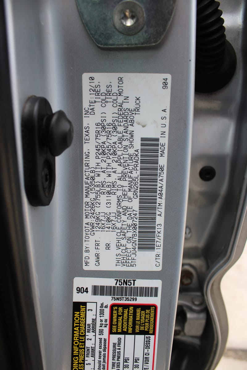 2011 TOYOTA TACOMA - TOY007247
