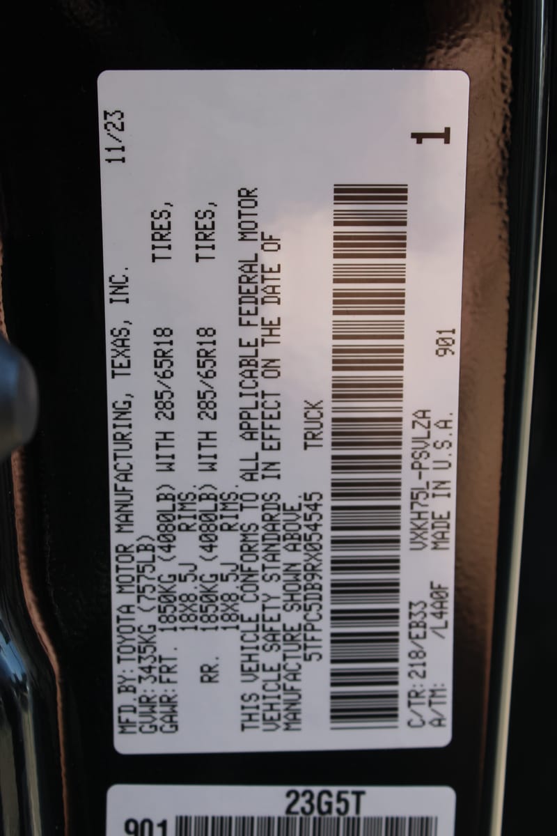 2024 TOYOTA TUNDRA HYBRID - TOY054545