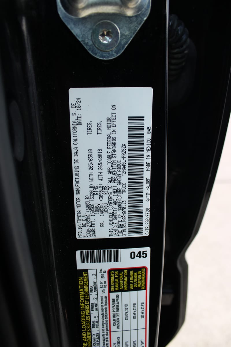 2024 TOYOTA TACOMA - TOY070113