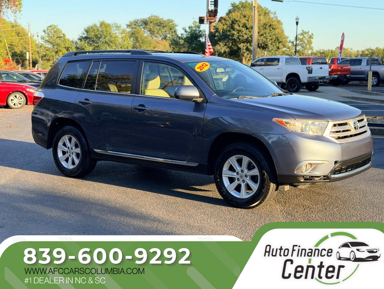 2012 TOYOTA HIGHLANDER SE - TOY101335B — photo 1 of 15
