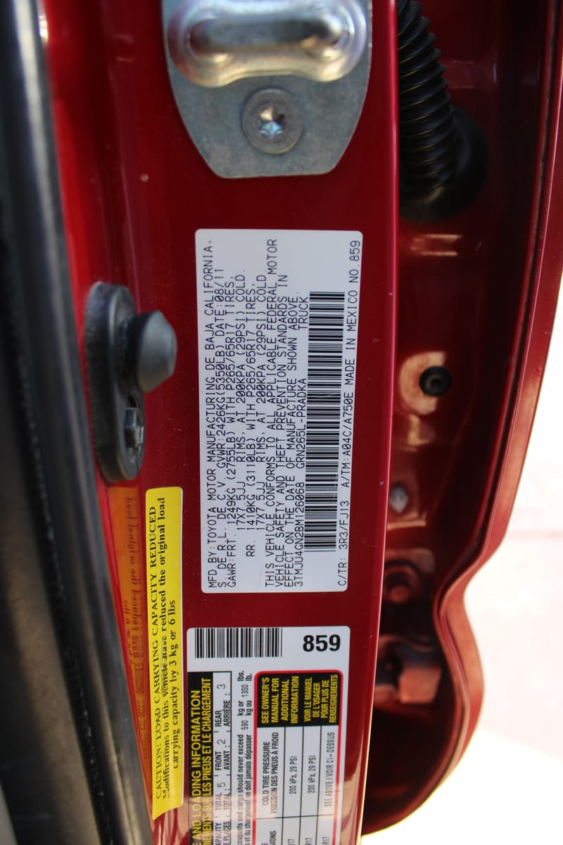 2011 TOYOTA TACOMA - TOY126068B