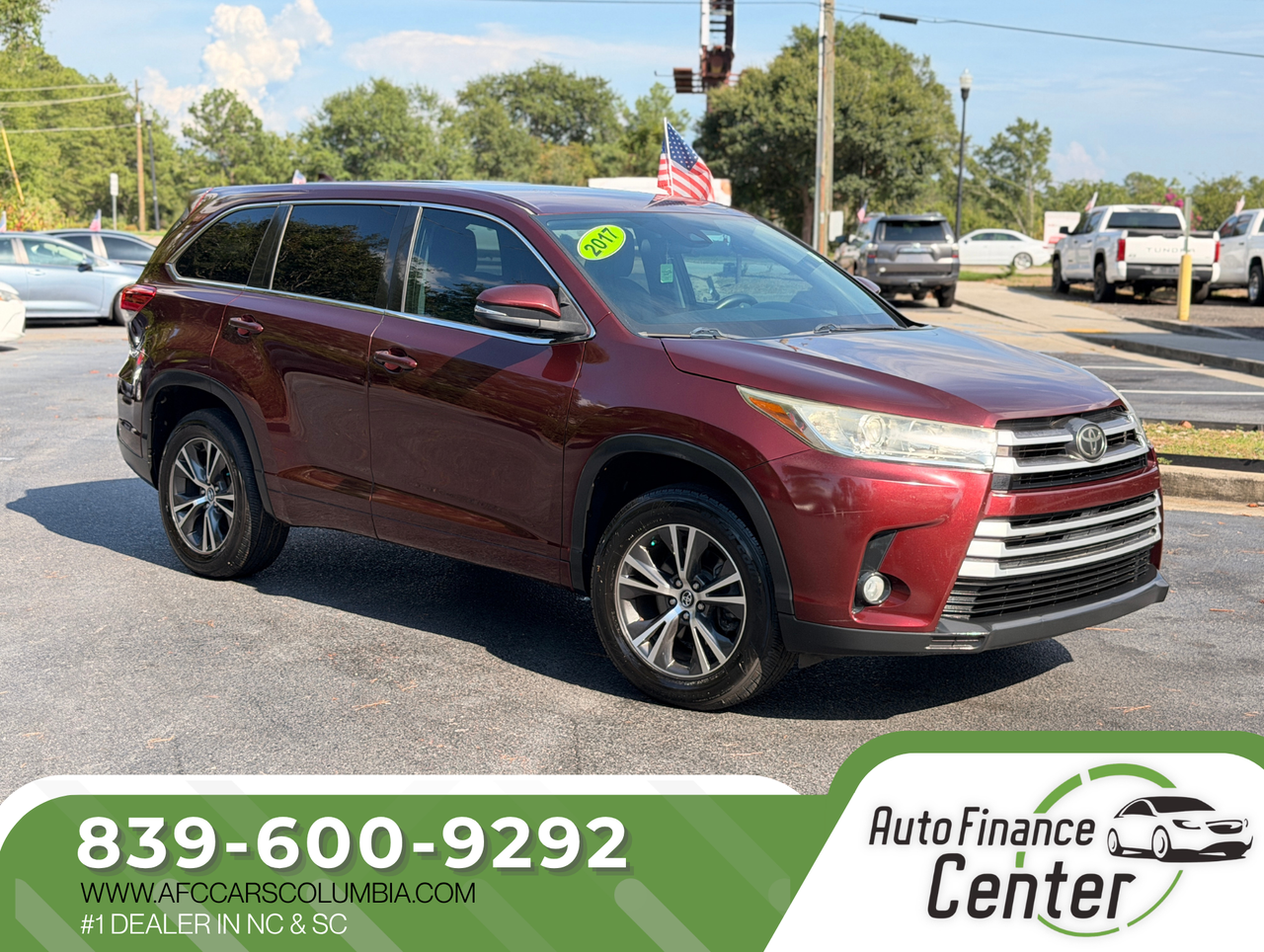 2017 TOYOTA HIGHLANDER LE - TOY188876 — photo 1 of 14